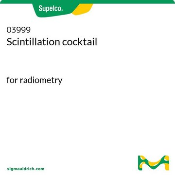 Scintillation cocktail for radiometry