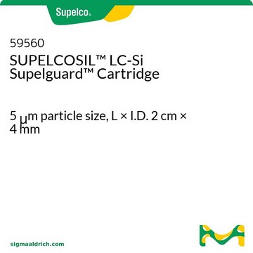 SUPELCOSIL&#8482; LC-Si Supelguard 柱芯 5&#160;&#956;m particle size, L × I.D. 2&#160;cm × 4&#160;mm