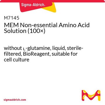 MEM 非必需氨基酸溶液 (100×) without L-glutamine, liquid, sterile-filtered, BioReagent, suitable for cell culture