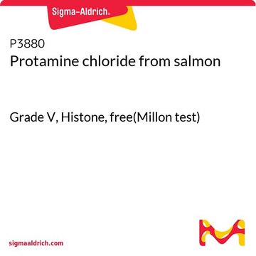 Protamine chloride from salmon Grade V, Histone, free(Millon test)