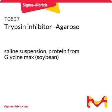 胰蛋白酶抑制剂-琼脂糖 saline suspension, protein from Glycine max (soybean)