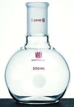 Synthware&#8482; single-neck flat-bottom flask capacity 250&#160;mL, joint: ST/NS 24/40