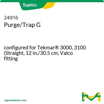 Purge/Trap G configured for Tekmar&#174; 3000, 3100 (Straight, 12 in./30.5 cm, Valco fitting