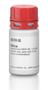 Silica mesoporous MCM-48, &lt;15&#160;&#956;m particle size, pore size 3&#160;nm, amine functionalized