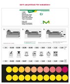 Chromate Test colorimetric, 0.10-1.6 mg/L (Cr), 0.22-3.6 mg/L (CrO42-), for use with MCOLORTEST®