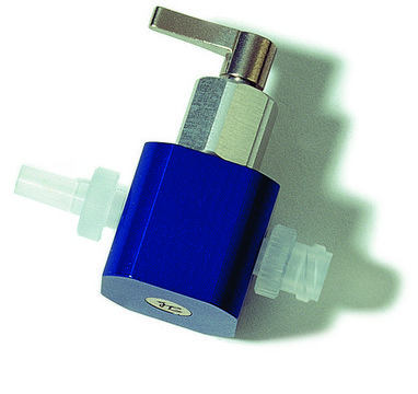 带公接头和母接头的微型双向入口阀 Hamilton (HV) plug valve with male (2-0941) and female (20942-U) connectors included, positions, 2, 180° flow path