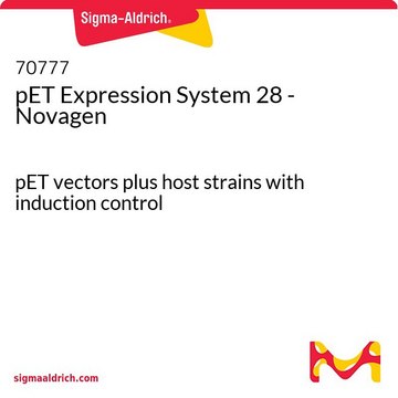 pET Expression System 28 - Novagen pET vectors plus host strains with induction control