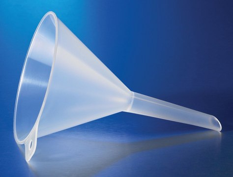 Corning&#174; plain funnel, reusable polypropylene