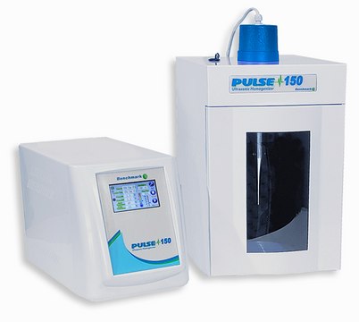 Benchmark Pulse 150 Ultrasonic Homogenizer with 6mm horn and soundproof box AC/DC input 230 V, UK plug