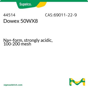 Dowex 50WX8 Na+-form, strongly acidic, 100-200&#160;mesh