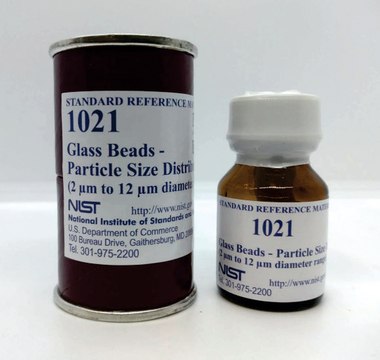 Glass beads - particle size distribution NIST&#174; SRM&#174; 1021