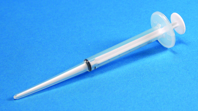 Syringe tips for Nichiryo 8100 repetitive volume dispenser without tip, maximum volume 0.06&#160;mL