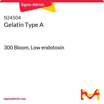 Gelatin Type A 300 Bloom, Low endotoxin