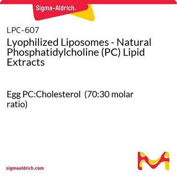 Lyophilized Liposomes - Natural Phosphatidylcholine (PC) Lipid Extracts Egg PC:Cholesterol (70:30 molar ratio)