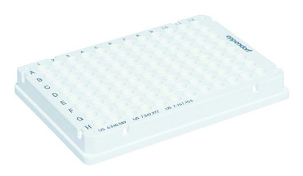 Eppendorf twin.tec&#174; Real-Time PCR Plates 96 Skirted, PCR clean, volume 150&#160;&#956;L, white plate (white wells), pack of 25