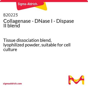 Collagenase - DNase I - Dispase II blend Tissue dissociation blend, lyophilized powder, suitable for cell culture