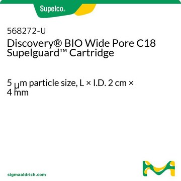 Discovery&#174; BIO Wide Pore C18 Supelguard{ 保护柱芯 5&#160;&#956;m particle size, L × I.D. 2&#160;cm × 4&#160;mm