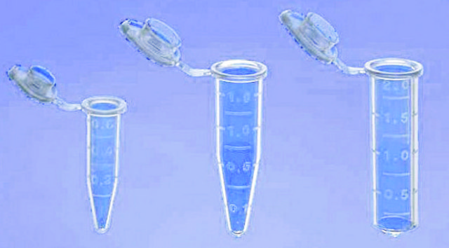 Microcentrifuge tubes, extended capacity volume 1.7&#160;mL , graduated, siliconized polypropylene