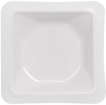 Weigh Boat size small, square white polystyrene, anti-static, capacity 10&#160;mL