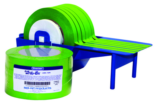 Bel-Art&#174; Write-on&#8482; Label Tape roll size 40&#160;yard, green, width 1/2&#160;in., pk of 6