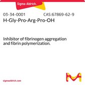 H-Gly-Pro-Arg-Pro-OH Inhibitor of fibrinogen aggregation and fibrin polymerization.