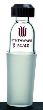 Synthware&#8482; inlet or thermometer adapter with compression cap joint: ST/NS 14/20, O.D. 5.0-7.5&#160;mm