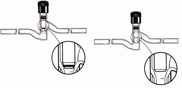 HI-VAC&#174;真空阀 90° angle, O-ring tip, bore 0-12&#160;mm