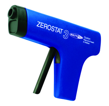 Zerostat 抗静电枪 keeps film, glass, and plasticware dust and lint-free