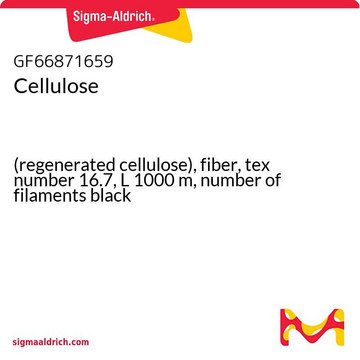 Cellulose (regenerated cellulose), fiber, tex number 16.7, L 1000&#160;m, number of filaments black