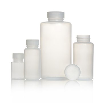 Azlon&nbsp;Polypropylene Wide Neck Round Bottles with Screw Cap round translucent polypropylene bottle, capacity 250&#160;mL