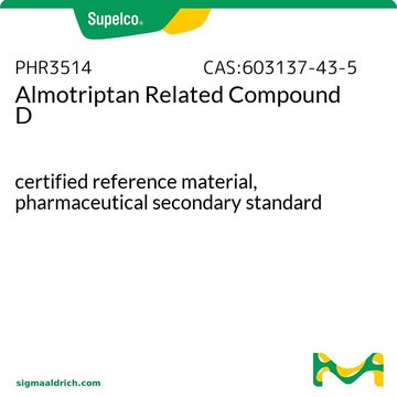 Almotriptan Related Compound D certified reference material, pharmaceutical secondary standard