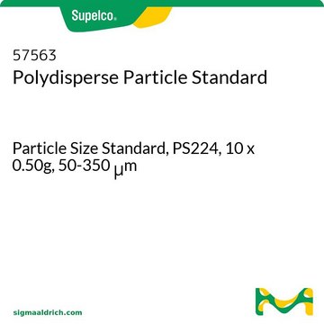 多分散颗粒标准品 Particle Size Standard, PS224, 10 x 0.50g, 50-350&#160;&#956;m