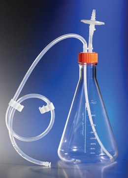 Corning&#174; Erlenmeyer flask, with aseptic connector volume 2&#160;L, I.D. 1/4&#160;in., sterile