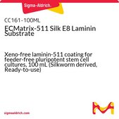 ECMatrix-511 Silk E8 Laminin Substrate Xeno-free laminin-511 coating for feeder-free pluripotent stem cell cultures, 100 mL (Silkworm derived, Ready-to-use)