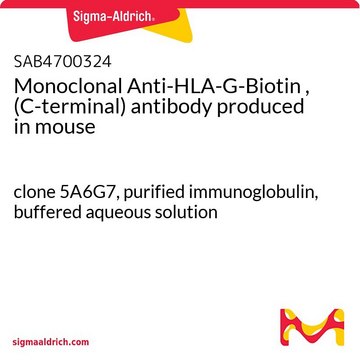 Monoclonal Anti-HLA-G-Biotin , (C-terminal) antibody produced in mouse clone 5A6G7, purified immunoglobulin, buffered aqueous solution