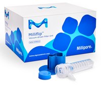 Milliflip®-HV Non-sterile Vacuum-driven PVDF Filter Unit Nonsterile, 50 mL process volume, 0.45 µm pore size, PVDF membrane