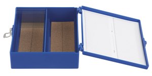 Tall Slide Box to hold, 100 slide(s), blue