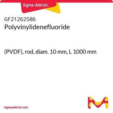 Polyvinylidenefluoride (PVDF), rod, diam. 10&#160;mm, L 1000&#160;mm