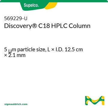 Discovery&#174; C18 高效液相色谱柱 5&#160;&#956;m particle size, L × I.D. 12.5&#160;cm × 2.1&#160;mm