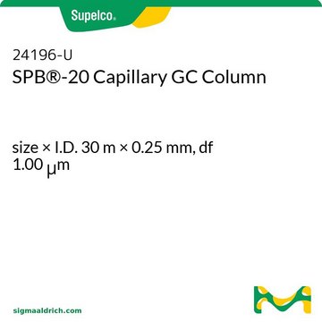 SPB&#174;-20 size × I.D. 30&#160;m × 0.25&#160;mm, df 1.00&#160;&#956;m