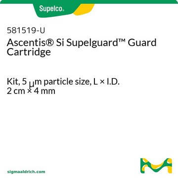 Ascentis&#174; Si Supelguard 保护柱芯 Kit, 5&#160;&#956;m particle size, L × I.D. 2&#160;cm × 4&#160;mm