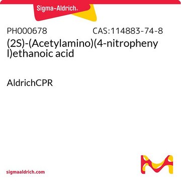 (2S)-(Acetylamino)(4-nitrophenyl)ethanoic acid AldrichCPR