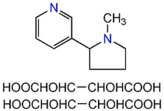 (--)-Nicotine, Ditartrate Potent agonist of the nicotinic acetylcholine receptor.