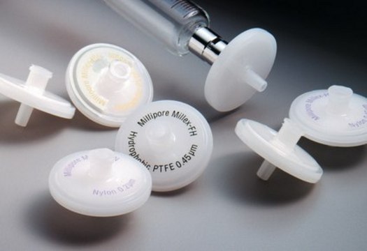 Millex&#8482;疏水PTFE针式过滤器 pore size 0.2&#160;&#956;m, diam. 25&#160;mm, non-sterile