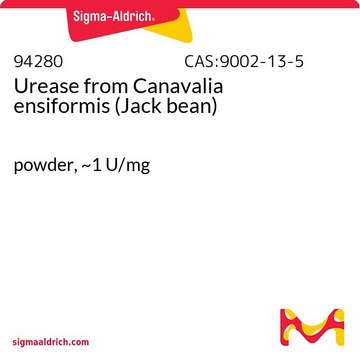 Urease from Canavalia ensiformis (Jack bean) powder, ~1&#160;U/mg