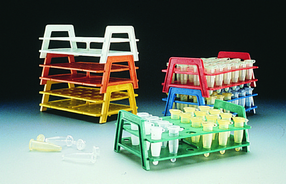 Microcentrifuge tube rack, Nalgene&#174; capacity, 24&#160;1.5-mL tubes (4 × 6)