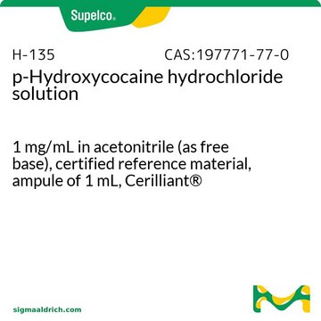 对羟基可卡因 盐酸盐 溶液 1&#160;mg/mL in acetonitrile (as free base), certified reference material, ampule of 1&#160;mL, Cerilliant&#174;