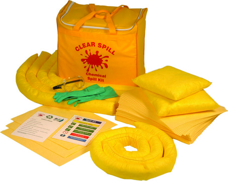 Chemical spill kit bag