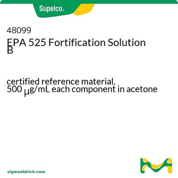 EPA 525 Fortification Solution B certified reference material, 500&#160;&#956;g/mL each component in acetone