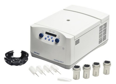 Eppendorf&#174; Centrifuge 5702 R G incl. rotor A-4-38 and 13/16 mL adapters, AC/DC input 230 V, 50 - 60 Hz (GB plug)